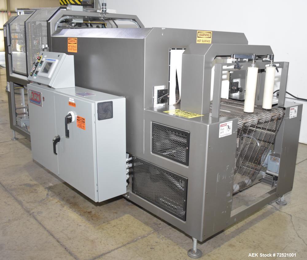 Used- American Packaging Machinery (APM) Model MIC-26 Inline Shrink Bundler with